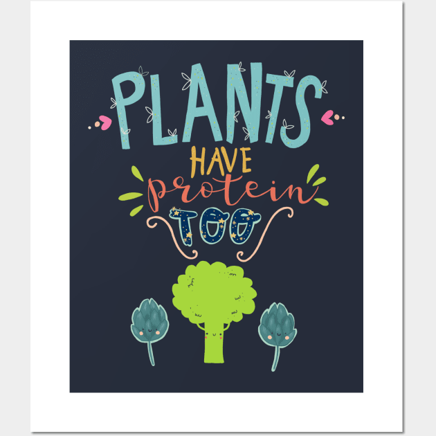 plants have protein too Wall Art by violinoviola